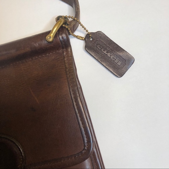 Vintage Coach Murphy Willis Brown Leather Purse - Picture 3 of 8